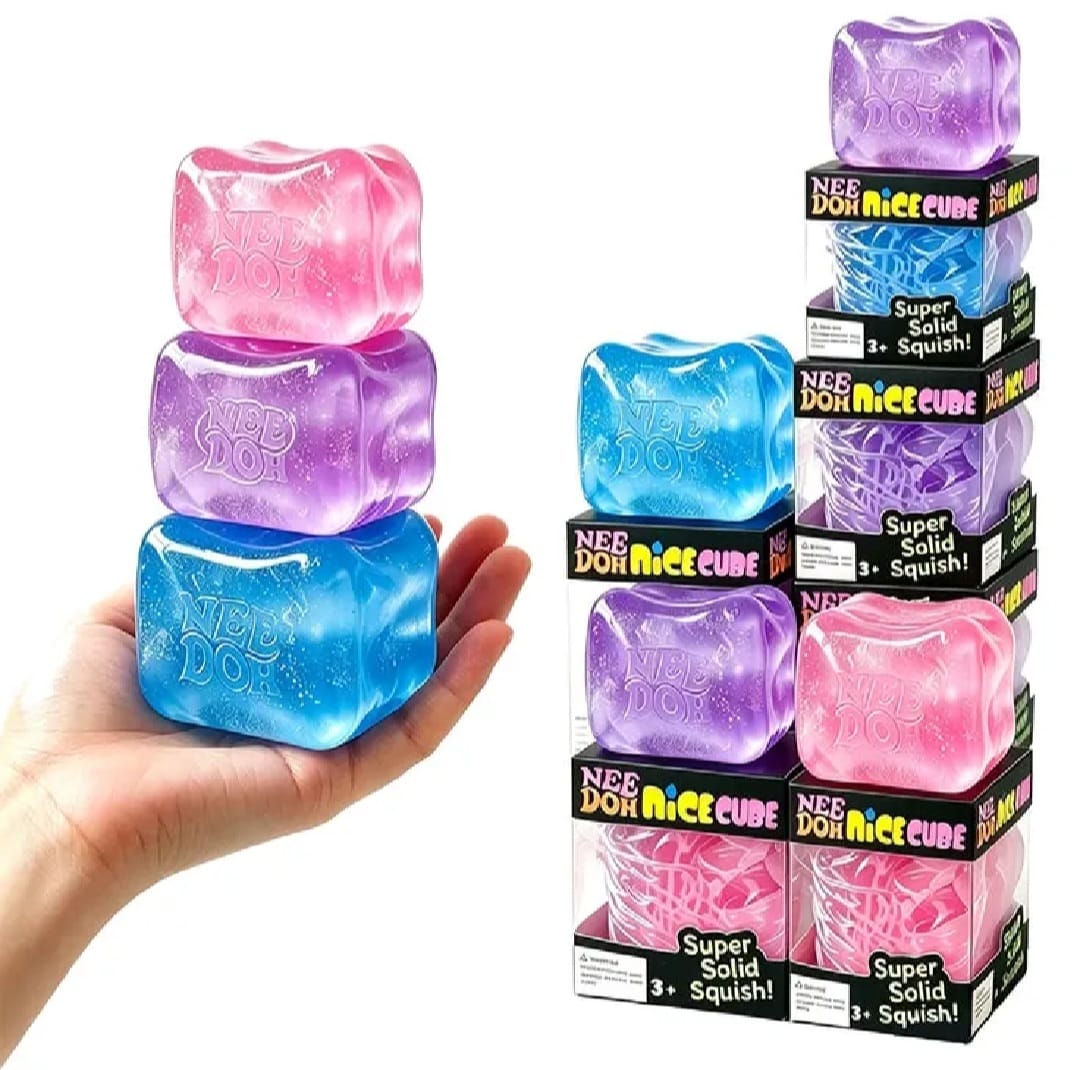 Needoh Nice Cube Squishy  Sensory Stress Relief Squishy