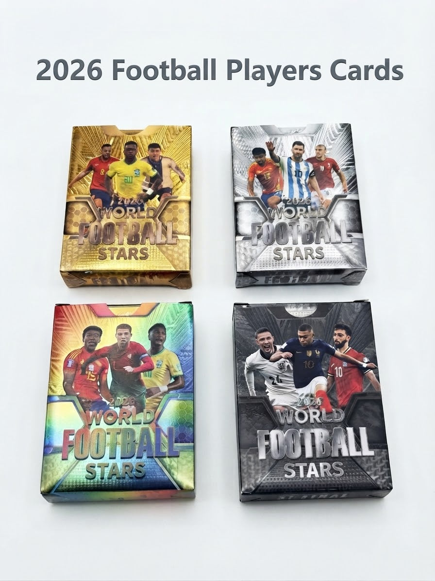 2026 World Football Players Stars Playing Cards Pack of 55pcs, Fans & Collectors