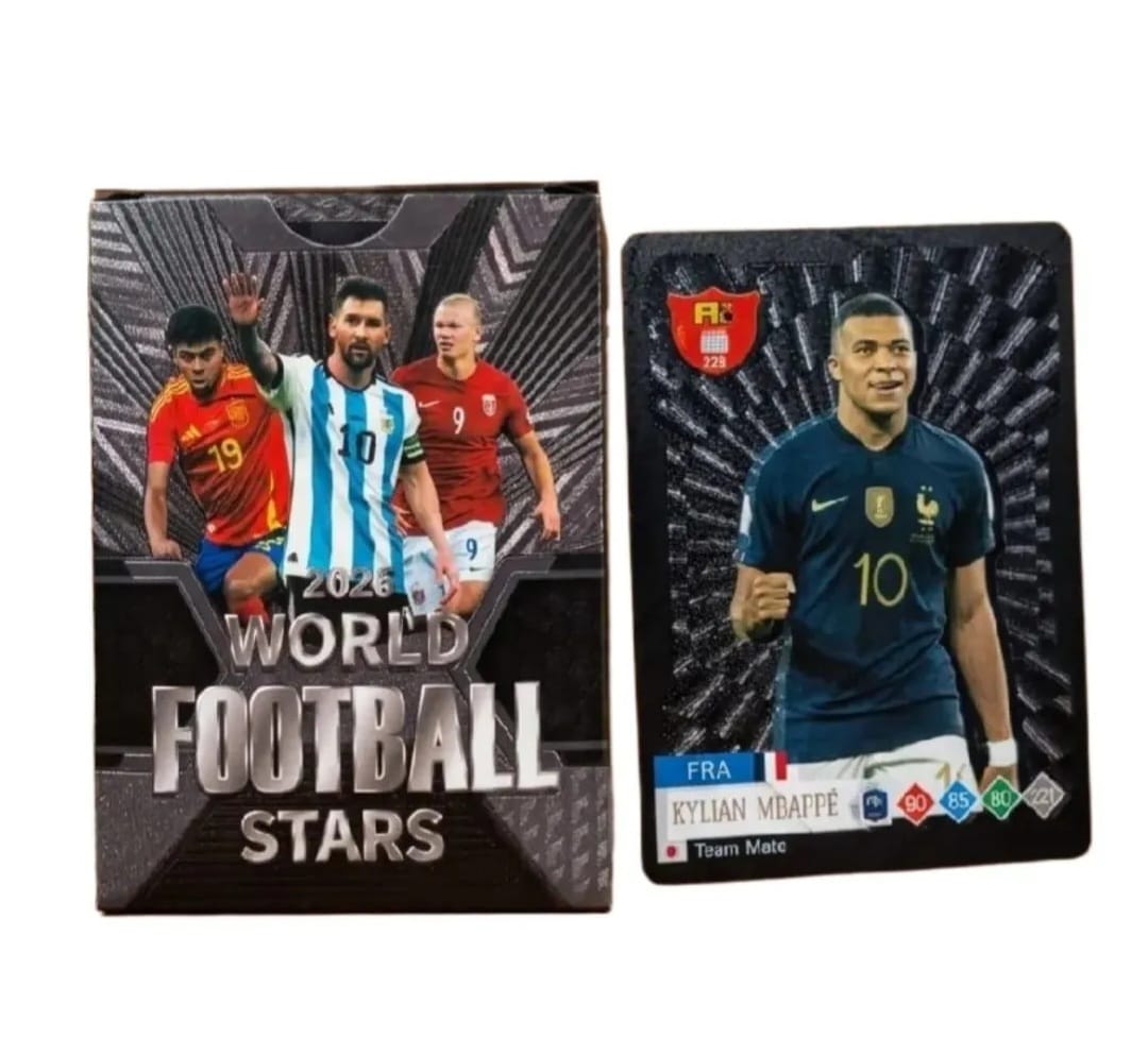2026 World Football Players Stars Playing Cards Pack of 55pcs, Fans & Collectors